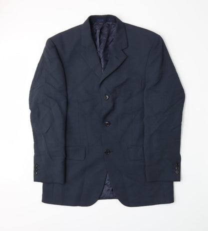 Soveriegn Mens Blue   Jacket Suit Jacket Size L