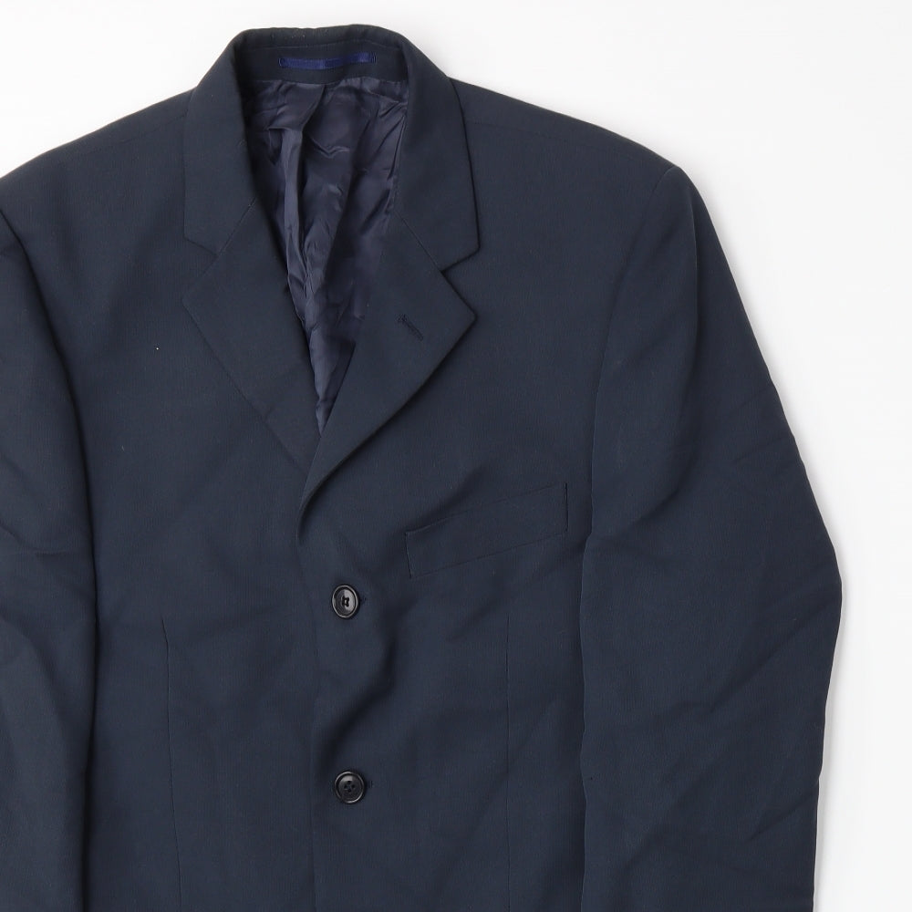 Soveriegn Mens Blue   Jacket Suit Jacket Size L