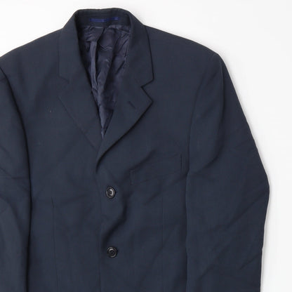 Soveriegn Mens Blue   Jacket Suit Jacket Size L