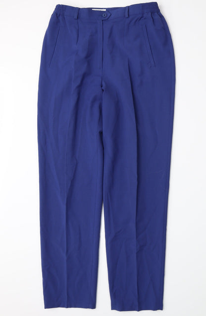 LUCIA Womens Blue   Trousers  Size 8 L29 in