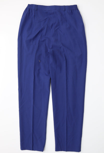 LUCIA Womens Blue   Trousers  Size 8 L29 in