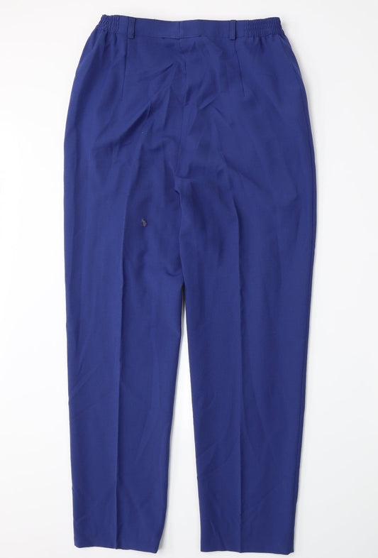 LUCIA Womens Blue   Trousers  Size 8 L29 in