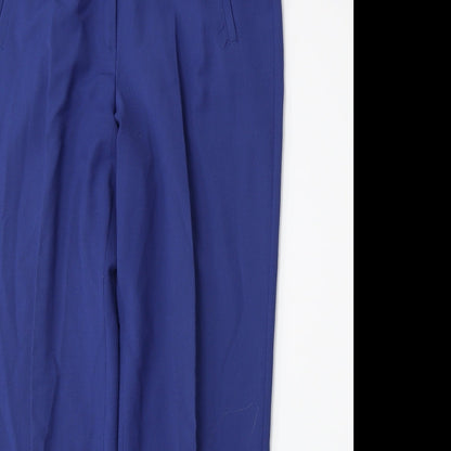 LUCIA Womens Blue   Trousers  Size 8 L29 in