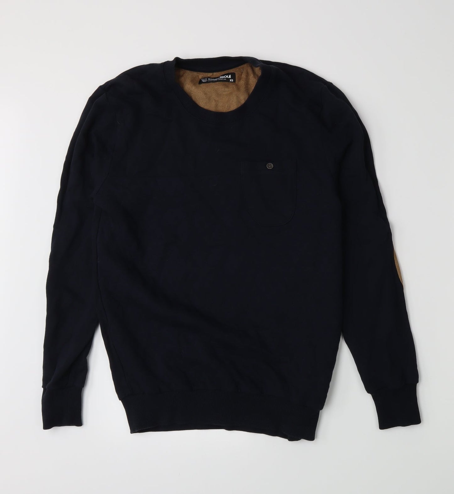 Twisted Soul Mens Blue   Pullover Sweatshirt Size XS