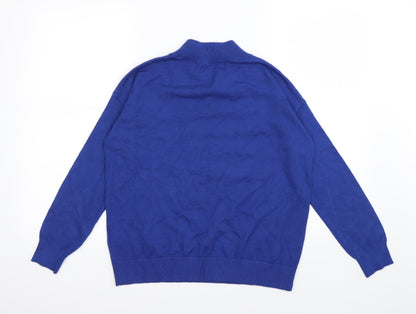 Mens UK Size S Marks and Spencer Blue Pullover Sweatshirt