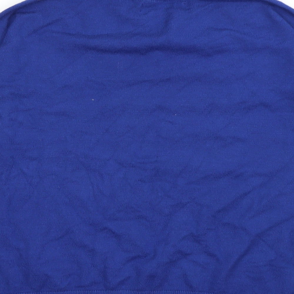 Mens UK Size S Marks and Spencer Blue Pullover Sweatshirt