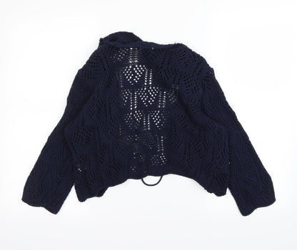 M&Co Womens Blue   Cardigan Jumper Size M
