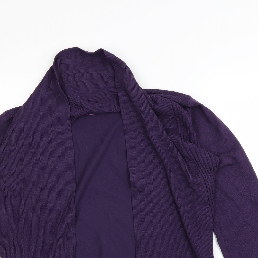 Mimosa Womens Purple  Knit Cardigan Jumper Size 12