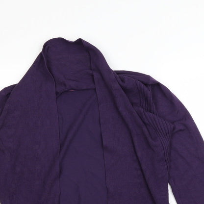 Mimosa Womens Purple  Knit Cardigan Jumper Size 12