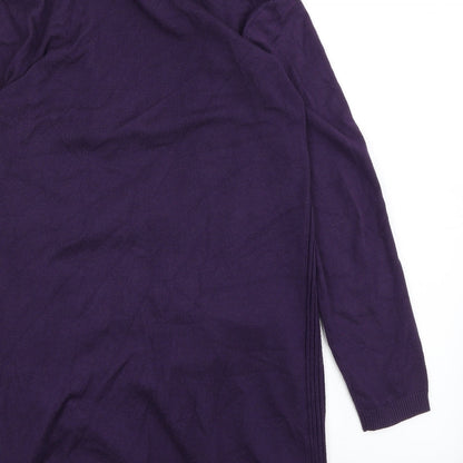 Mimosa Womens Purple  Knit Cardigan Jumper Size 12
