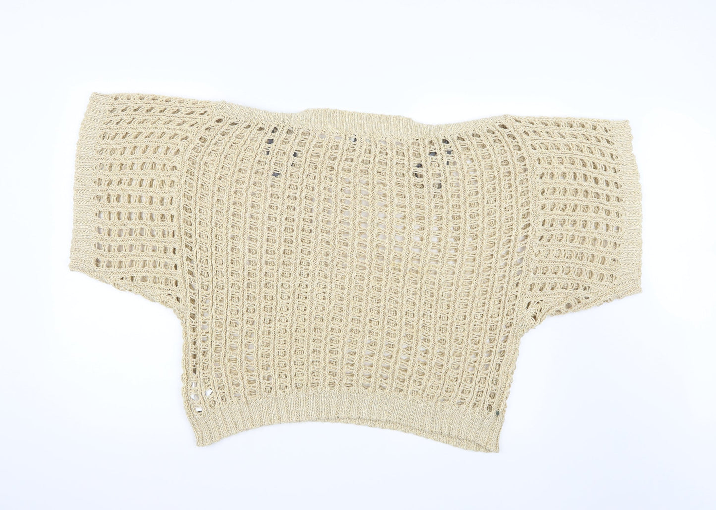 Et Vous Womens Beige  Knit Pullover Jumper Size 16