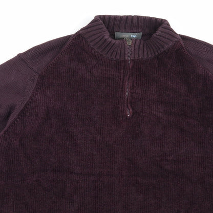 Marks and Spencer Mens Purple  Knit Pullover Jumper Size S