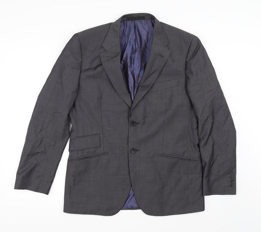 Mens UK Size 40 Marks and Spencer Regular Grey Suit Jacket