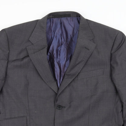 Mens UK Size 40 Marks and Spencer Regular Grey Suit Jacket