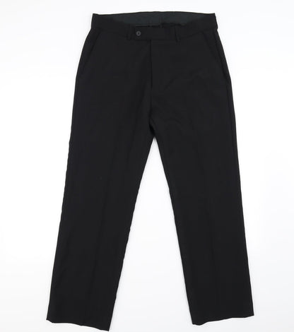 George Mens Black   Trousers  Size 32 in L29 in