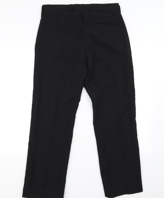 George Mens Black   Trousers  Size 32 in L29 in