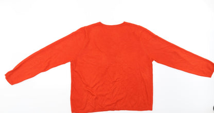 Classic Womens Red   Cardigan Jumper Size 16