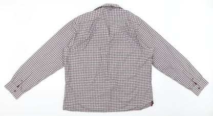 Mens UK Size L collezione Grey  Button-Up Long Sleeve Casual Shirt