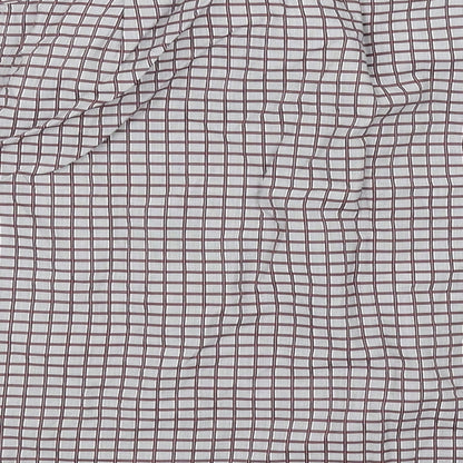 Mens UK Size L collezione Grey  Button-Up Long Sleeve Casual Shirt