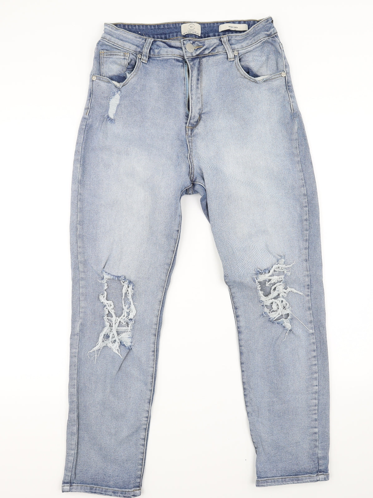 high 90s Womens Blue   Skinny Jeans Size 8 L25 in