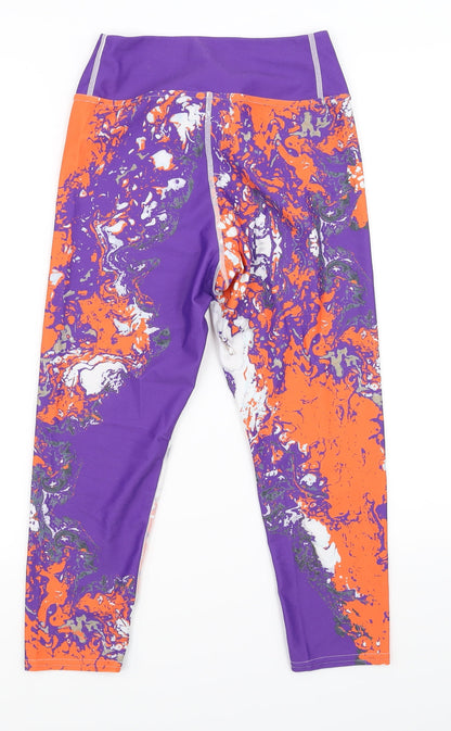 Womens UK Size M Preworn  Jogger Purple Leggings