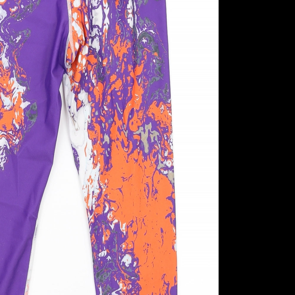 Womens UK Size M Preworn  Jogger Purple Leggings
