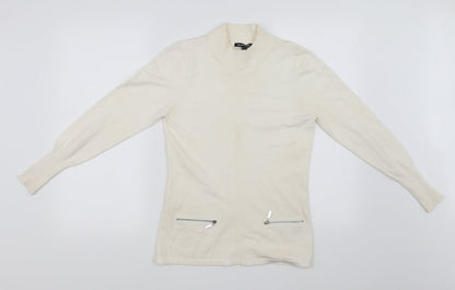 Marble Womens White   Pullover Jumper Size 8