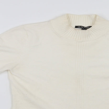 Marble Womens White   Pullover Jumper Size 8