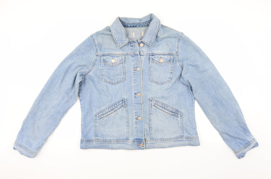 Womens UK Size  Preworn Blue Jacket