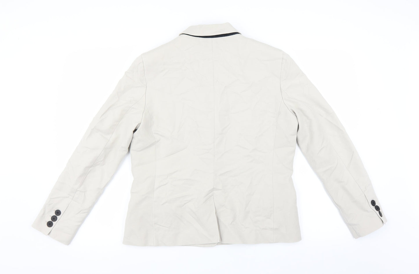 Mango Womens Beige   Jacket Blazer Size 14