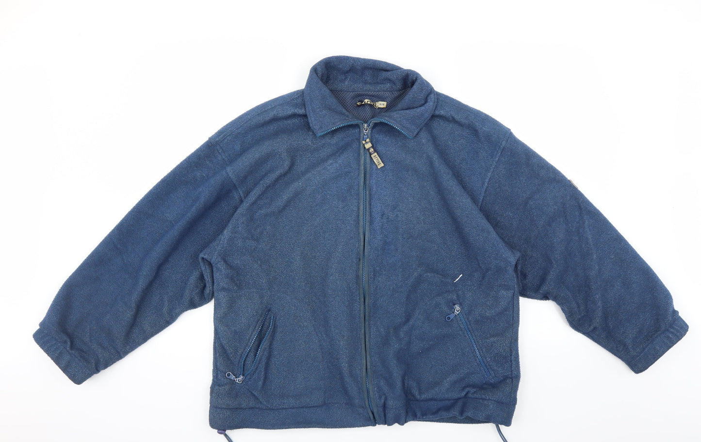 Active Womens Blue   Full Zip Jumper Size 14