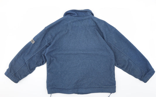 Active Womens Blue   Full Zip Jumper Size 14