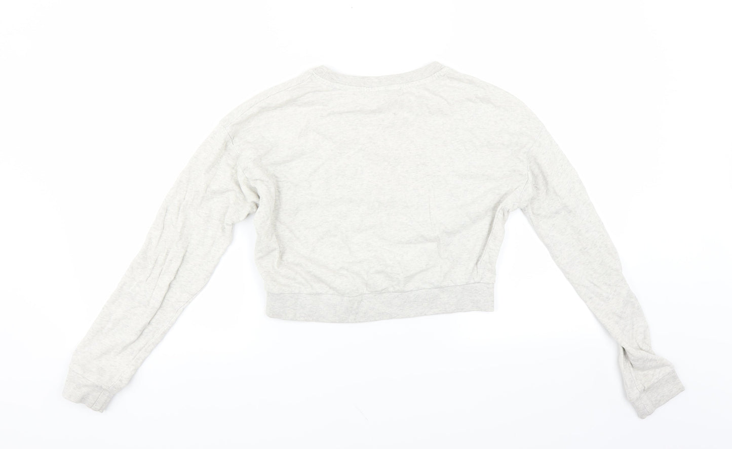 Womens UK Size XS Divided by H&M Grey Pullover Sweatshirt