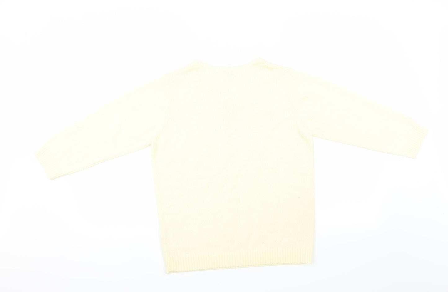 Julipa Womens Yellow   Pullover Jumper Size 10