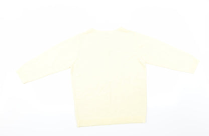 Julipa Womens Yellow   Pullover Jumper Size 10