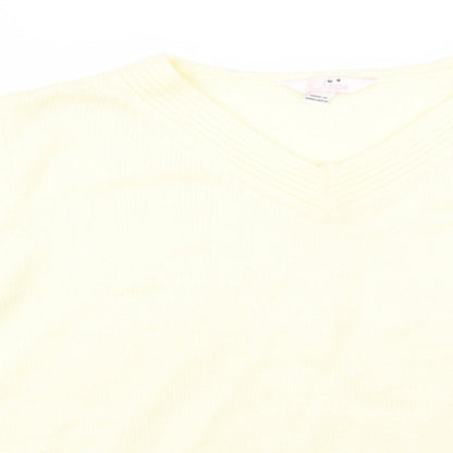 Julipa Womens Yellow   Pullover Jumper Size 10
