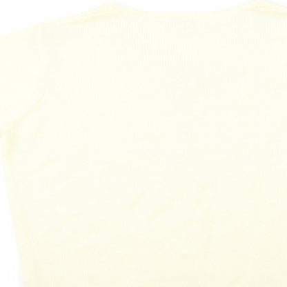 Julipa Womens Yellow   Pullover Jumper Size 10