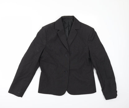 Womens UK Size 34 Preworn Regular Grey Suit Jacket