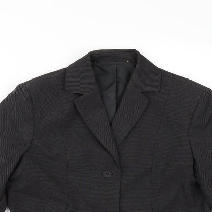 Womens UK Size 34 Preworn Regular Grey Suit Jacket