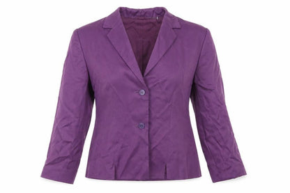 Womens UK Size 38 Preworn Regular Purple Suit Jacket