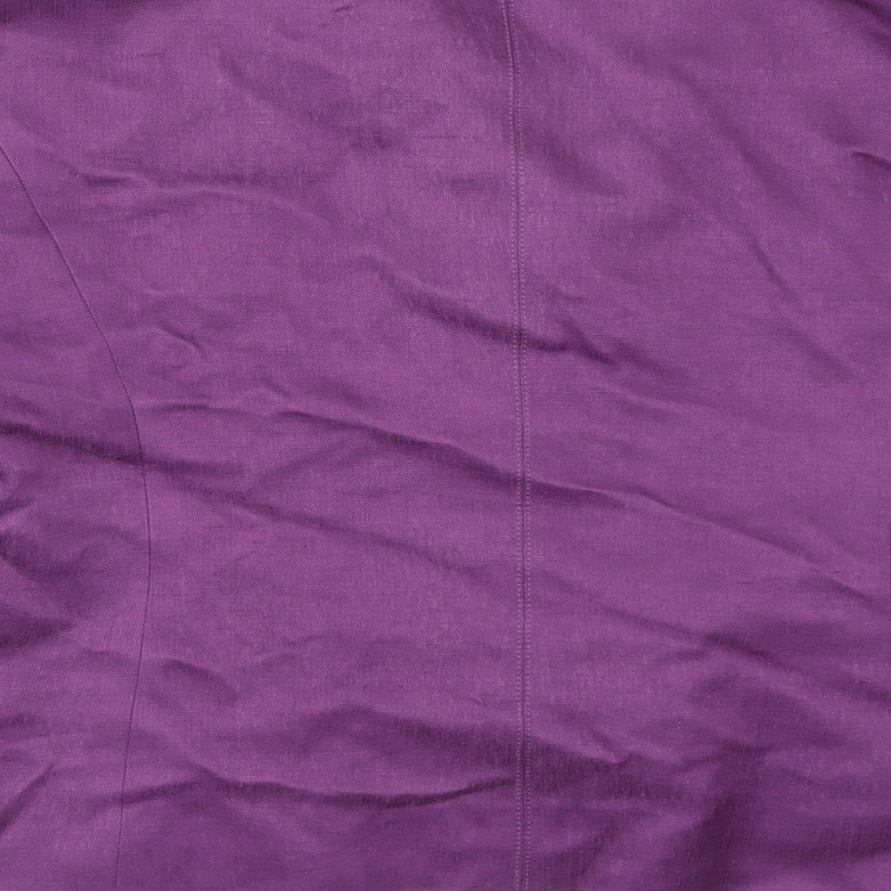 Womens UK Size 38 Preworn Regular Purple Suit Jacket