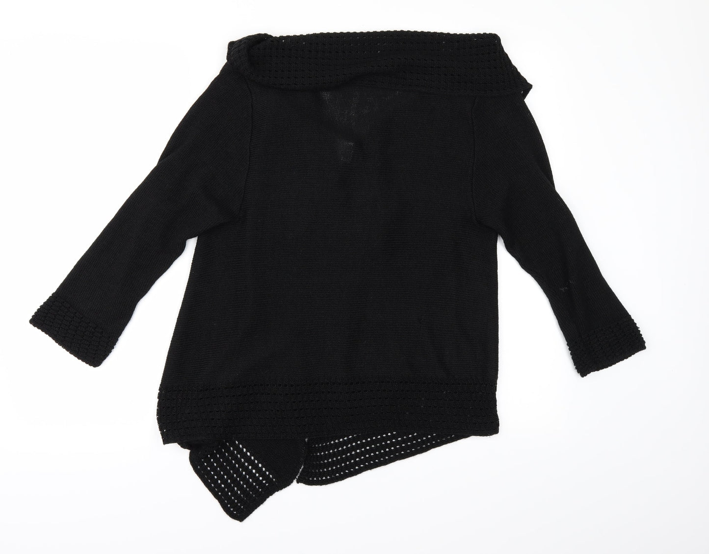 Soon Womens Black   Cardigan Jumper Size M