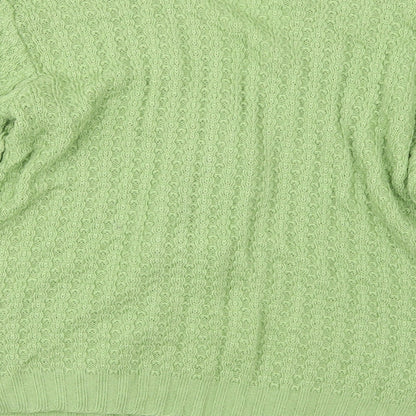 Preworn Womens Green   Cape Jumper Size 12