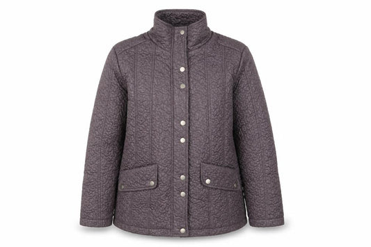 Fabrizio Womens Brown   Quilted Jacket Size 14