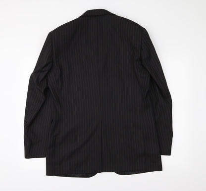 Mens UK Size 38 Greenwoods Regular Black Suit Jacket