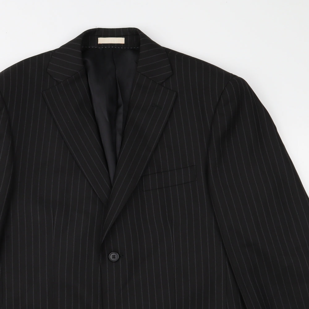 Mens UK Size 38 Greenwoods Regular Black Suit Jacket