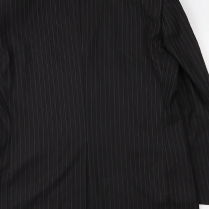 Mens UK Size 38 Greenwoods Regular Black Suit Jacket