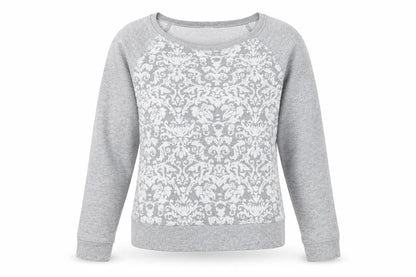 Womens UK Size S H&M Grey Pullover Sweatshirt