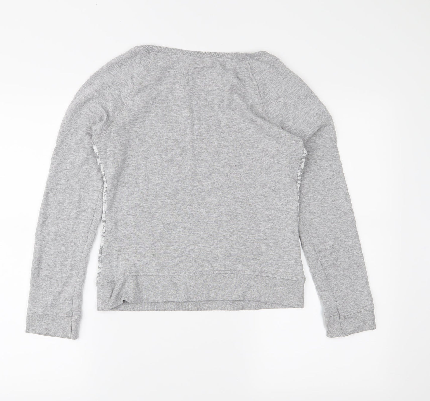 H&M Womens Grey  Jersey Pullover Sweatshirt Size S