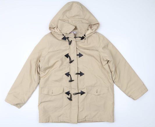 Womens UK Size 14 Marisota Beige Anorak Coat